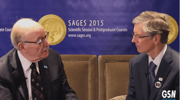 Michael Brunt and Rick Greene GenSurgNews Interview SAGES 2015