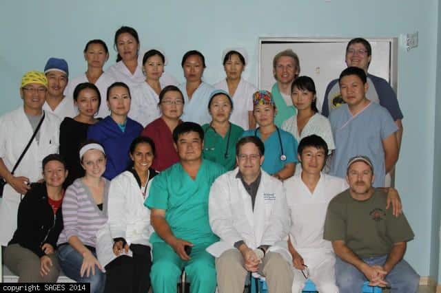 Choibalsan surgeons, nurses, educators