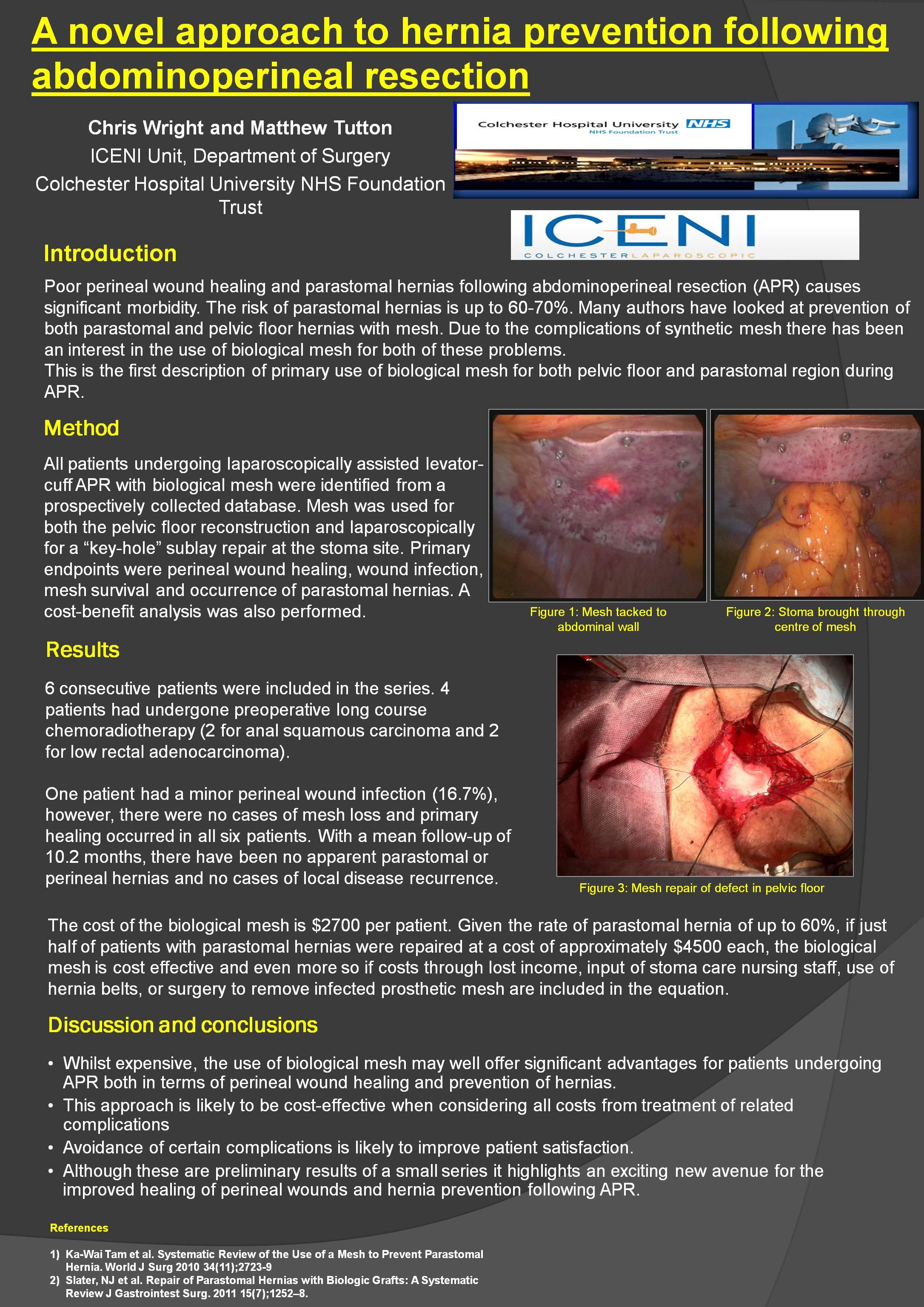 A Novel Approach To Wound Healing And Hernia Prevention Following